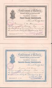 Document - WARNE COLLECTION: CERTIFICATE