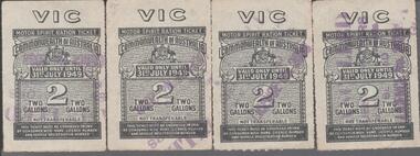 Ephemera - WARNE COLLECTION: MOTOR SPIRIT RATION TICKET