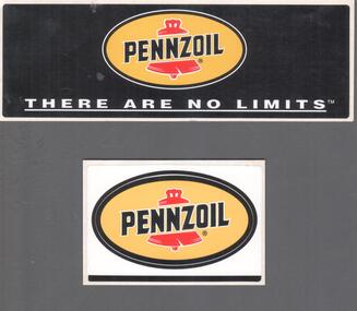Memorabilia - WARNE COLLECTION: PENNZOIL STICKERS