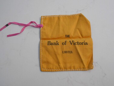 Ephemera - GRAHAM HOOKEY COLLECTION: BANK OF VICTORIA BAG