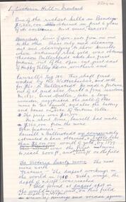 Document - ALBERT RICHARDSON COLLECTION:  VICTORIA HILL IRONBARK