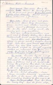 Document - ALBERT RICHARDSON COLLECTION: VICTORIA HILL IRONBARK