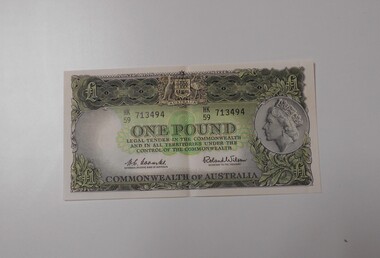 Coin - GRAHAM HOOKEY COLLECTION: ONE POUND NOTE
