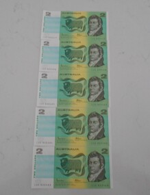 Coin - GRAHAM HOOKEY COLLECTION: 2 DOLLARS BANKNOTES