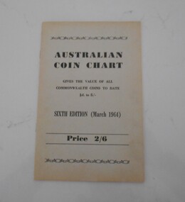 Document - GRAHAM HOOKEY COLLECTION: AUSTRALIAN COIN CHART