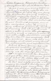 Document - ALBERT RICHARDSON COLLECTION: FATE OF MINING COMPANIES