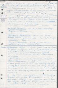 Document - ALBERT RICHARDSON COLLECTION: REPORT ON INSPECTION OF DEBORAH MINES