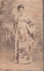 Postcard - EVA MAY CROWTHER COLLECTION: POSTCARD WOMAN IN A KIMONO