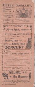 Document - EVA MAY CROWTHER COLLECTION: CONCERT PROGRAMME
