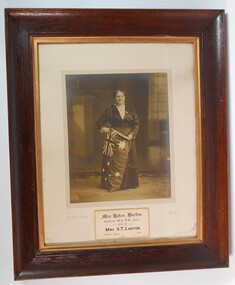 Photograph - PORTRAIT OF MRS HELEN BARTON