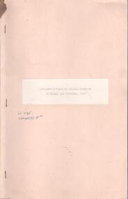 Document - NEVILLE KING COLLECTION: MINISTER'S VISIT TO COLIBAN DISTRICT
