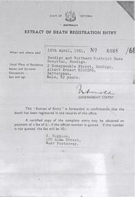 Document - JAMES STEPHENS HIGGINS FAMILY CERTIFICATES