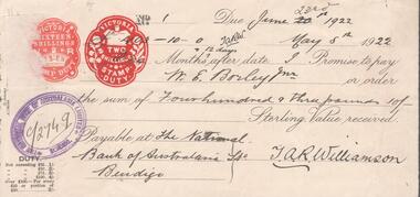 Document - ERIC WILLIAM BORLEY PROMISSORY NOTE