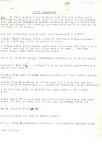 Document - AULSEBROOK COLLECTION: SCRIPT FOR COUNT COLA REEL