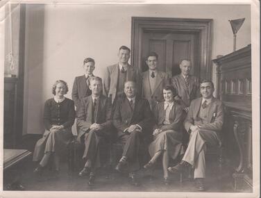 Photograph - CBC BANK STAFF PHOTO EARLY 1950'S