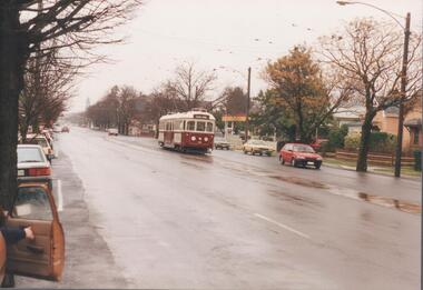 Photograph - ROY MITCHELL COLLECTION: TRAM AT MCRAE STREET