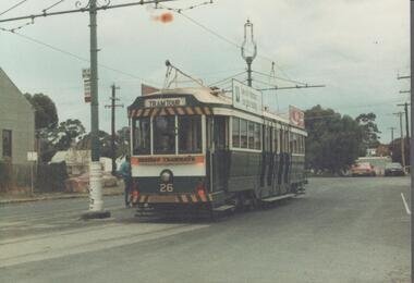 Photograph - ROY MITCHELL COLLECTION: TRAM AT CENTRAL DEBORAH MINE