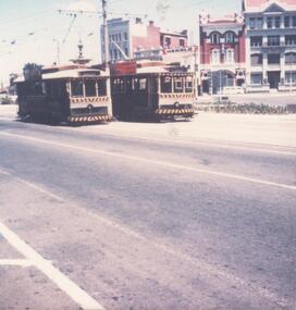 Photograph - ROY MITCHELL COLLECTION: TRAMS AT PALL MALL
