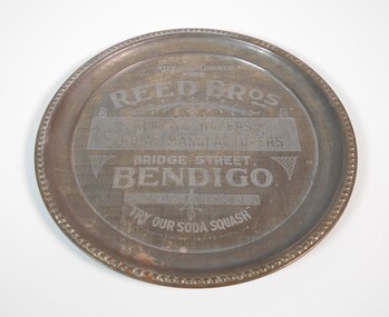 Memorabilia - REED BROS ADVERTISING PLATE