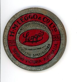 Domestic Object - H.M. LEGGO JAR LID