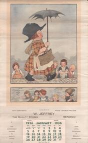 Document - CALENDAR COLLECTION: W. JEFFREY
