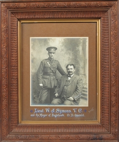 Photograph - W J SYMONS V.C. AND D OSWALD, Post WW1