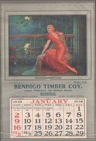 Document - CALENDAR COLLECTION: BENDIGO TIMBER COY