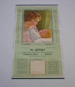 Document - CALENDAR COLLECTION: W. JEFFREY 1940