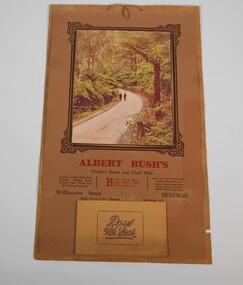Document - CALENDAR COLLECTION: ALBERT BUSH 1929