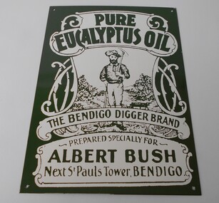 Sign - ALBERT BUSH METAL SIGN