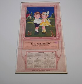 Document - CALENDAR COLLECTION: R. A. WILKINSON