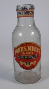 Container - BOTTLES COLLECTION: JONES, MILLER GENUINE PICKLES