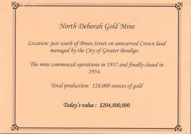 Photograph - NORTH DEBORAH GOLD MINE