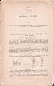 Document - GARDEN GULLY LINE OF REEF, LEASE BLOCKS 5360 AND 5361