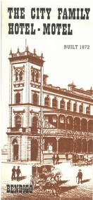 Document - AULSEBROOK COLLECTION: THE CITY FAMILY HOTEL-MOTEL