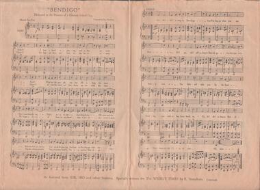Document - BENDIGO MUSIC SCORE