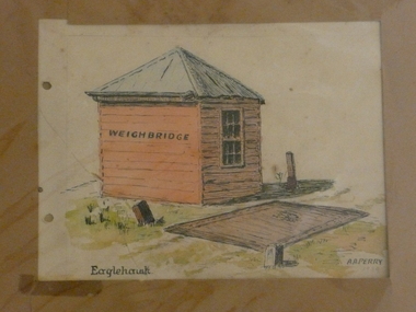 Painting - WEIGHBRIDGE EAGLEHAWK