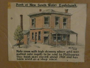 Painting - BANK OF NEW SOUTH WALES EAGLEHAWK