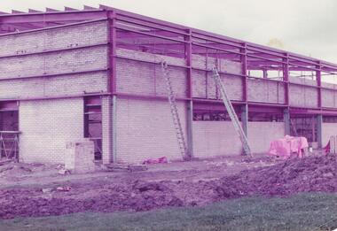 Photograph - GOLDEN SQUARE HIGH SCHOOL COLLECTION: BUILDING OF COMMUNITY HALL