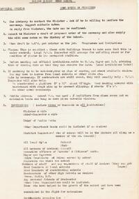Document - GOLDEN SQUARE HIGH SCHOOL COLLECTION: SOME NOTES ON PROCEDURE