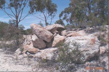 Photograph - RALPH BIRRELL COLLECTION: PILE OF BOULDERS WHITE HILLS