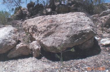 Photograph - RALPH BIRRELL COLLECTION: BOULDER ON WHITE HILLS SITE