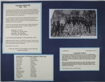 Document - LONG GULLY HISTORY GROUP COLLECTION: LONG GULLY FOOTBALL CLUB 1906-1911