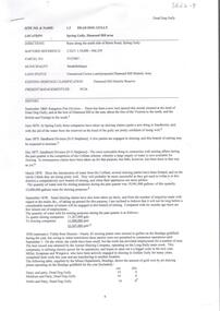 Document - DEAD DOG GULLY DIAMOND HILL