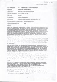 Document - GOLDEN GULLY ALLUVIAL WORKINGS