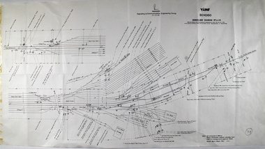 Document - VLINE BENDIGO SIGNALLING DIAGRAM NO.44/89, 1989