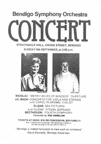 Document - BMTA COLLECTION: MUSIC PROGRAMS AND FLYERS, 1963 - 2004