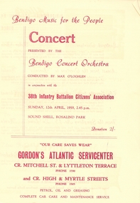 Document - BMTA COLLECTION: CONCERT PROGRAMS, 1959-1996