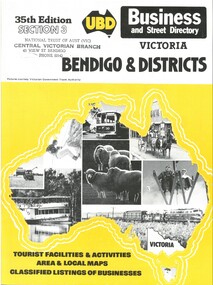 Document - UBD BUSINESS AND STREET DIRECTORY  -  BENDIGO & DISTRICTS, 1985