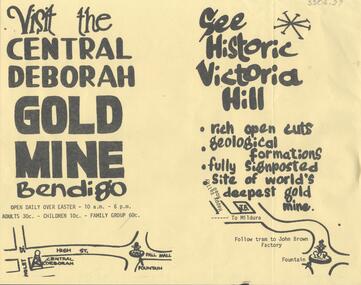 Document - CENTRAL DEBORAH GOLD MINE: ADVERTISING FLYER